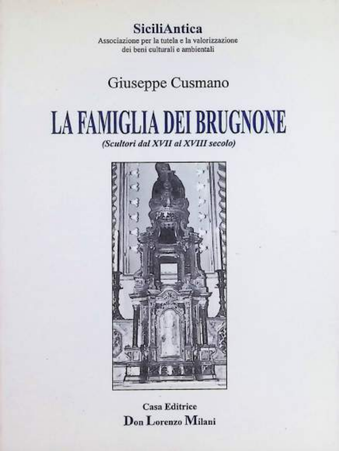 Copertina de La famiglia dei Brugnone di Giuseppe Cusmano