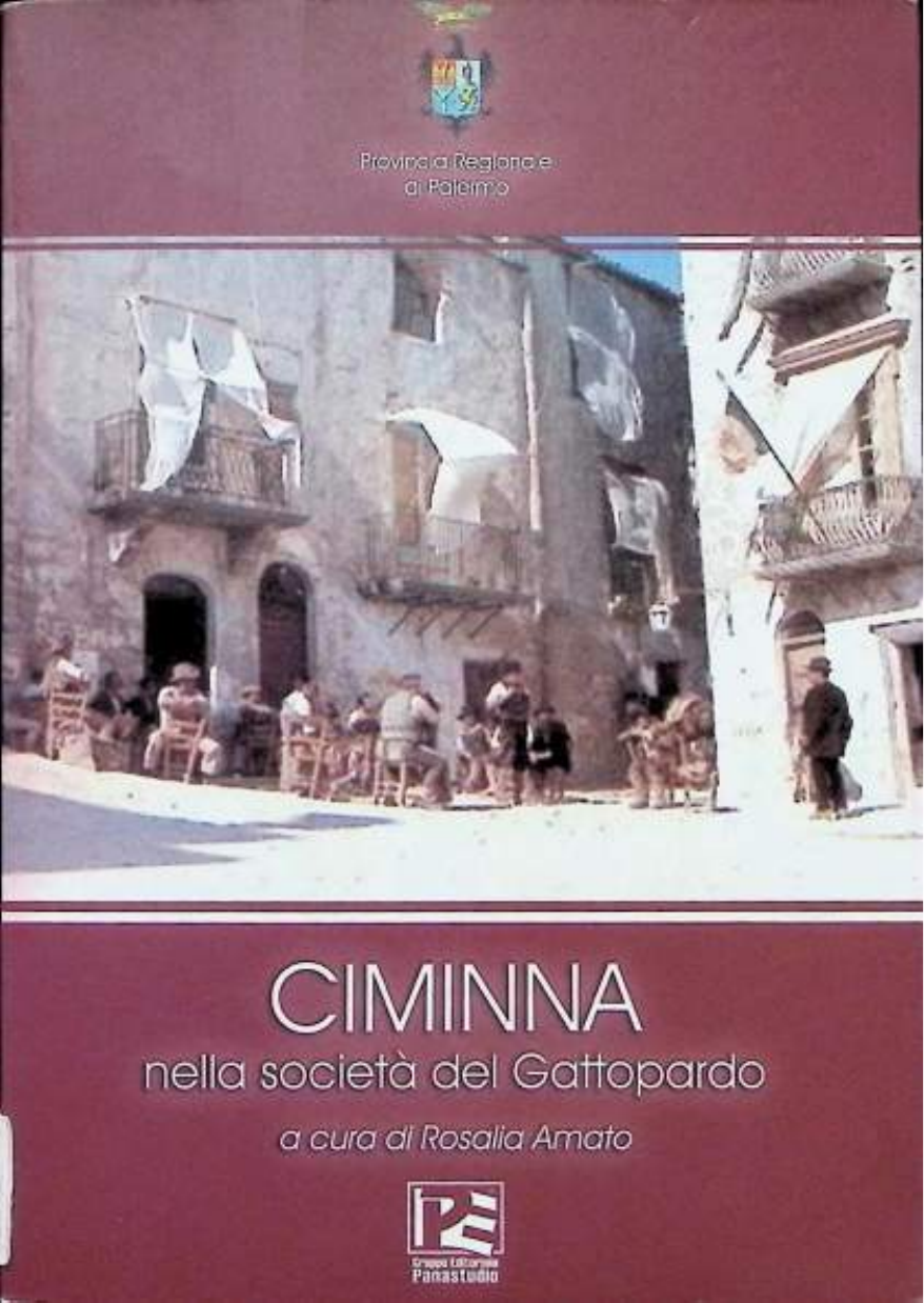 Copertina del volume Ciminna nella società del Gattopardo a cura di Rosalia Amato