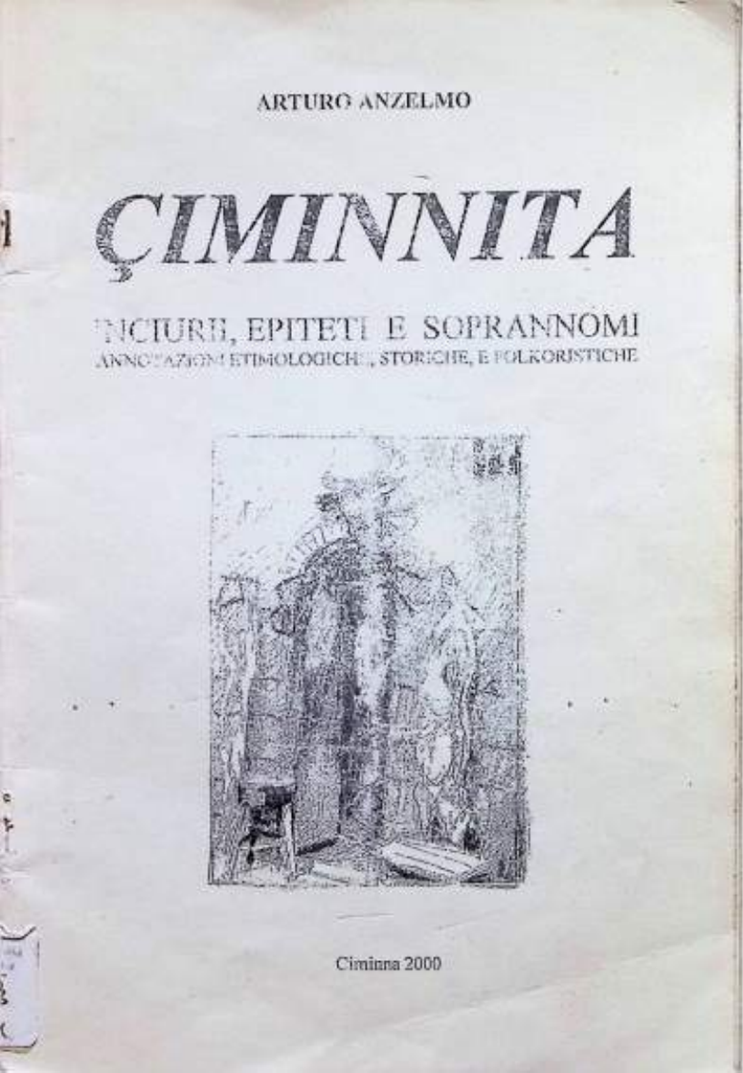 Copertina del volume Çiminnita — 'Nciurii, epiteti e soprannomi