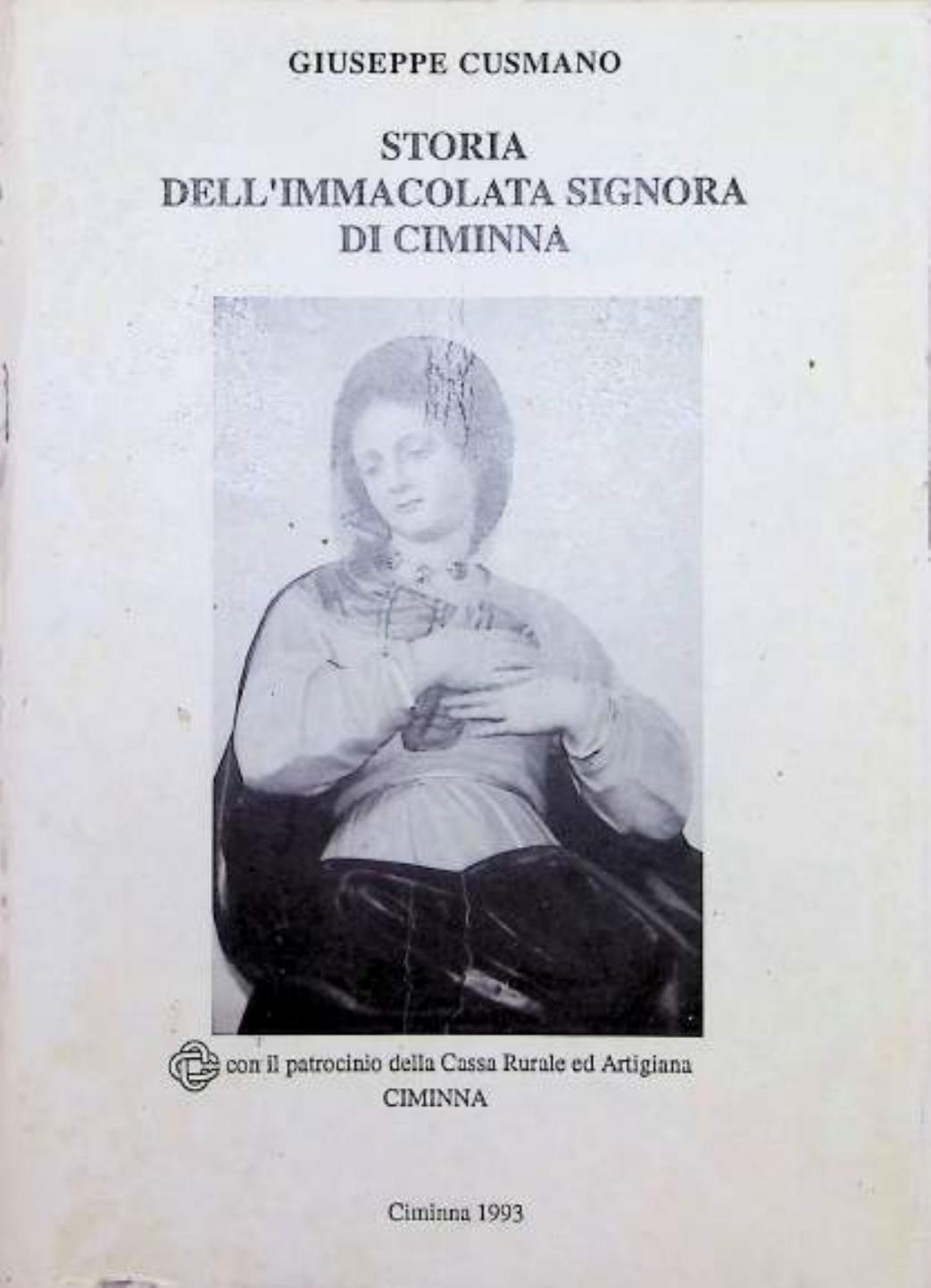 Copertina di Storia dell'Immacolata