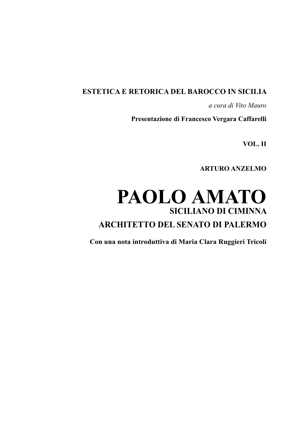Copertina di Paolo Amato. Siciliano di Ciminna di Arturo Anzelmo