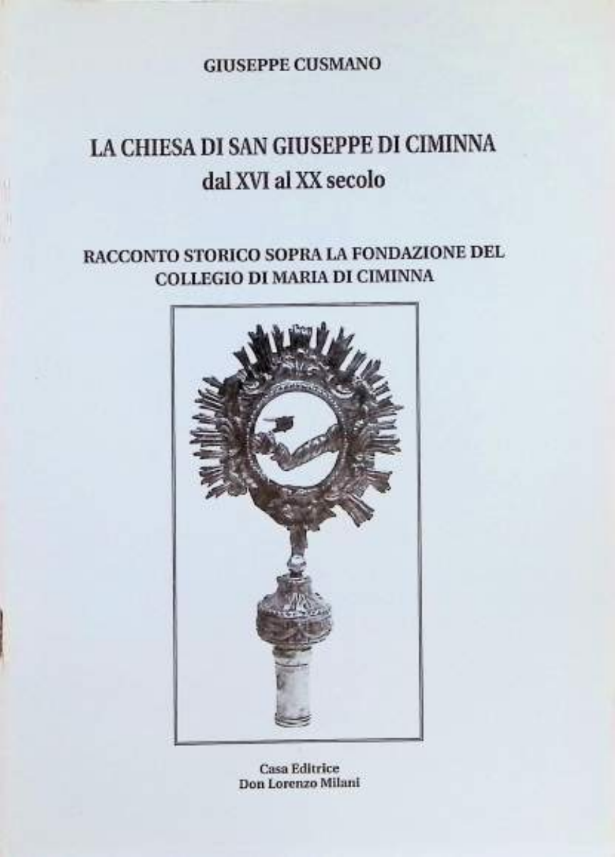 Copertina di La chiesa di san Giuseppe di Ciminna di Giuseppe Cusmano