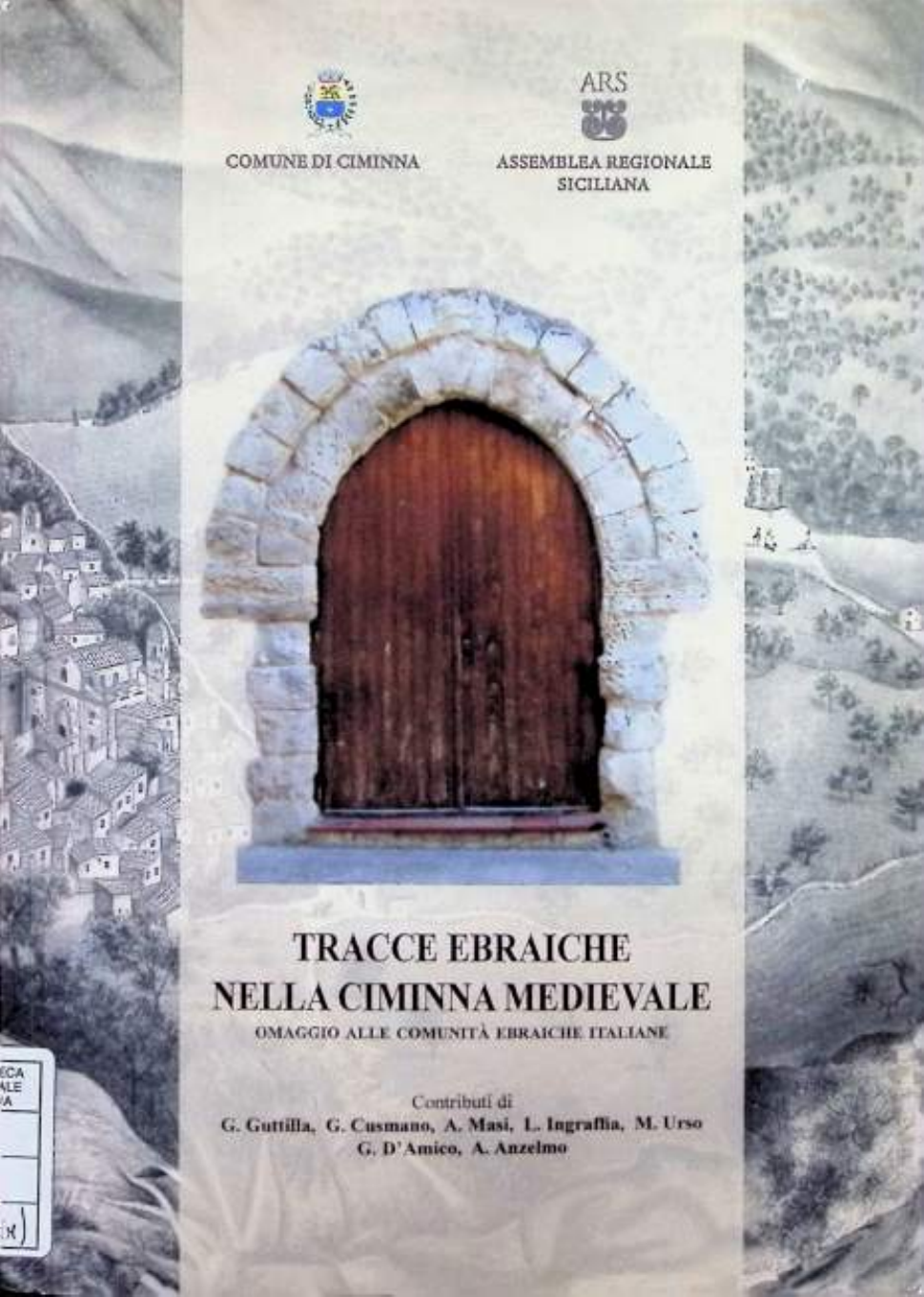 Copertina del volume Tracce ebraiche nella Ciminna medievale